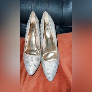 Rhinestone Nude Heels